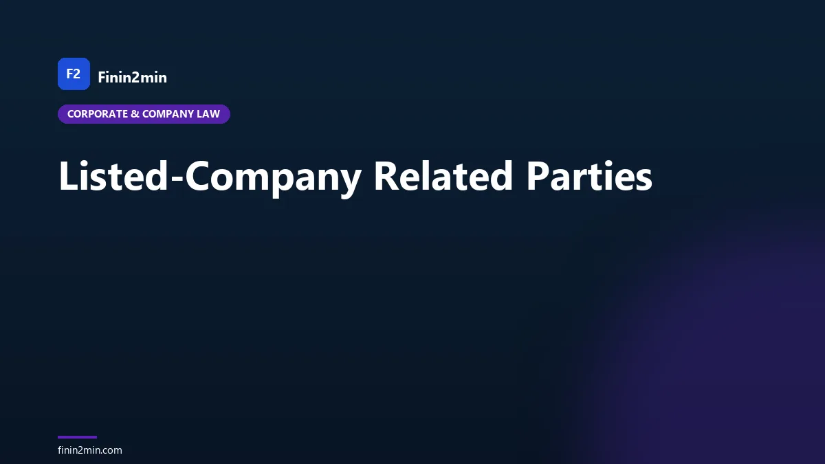 Listed-Company Related Parties