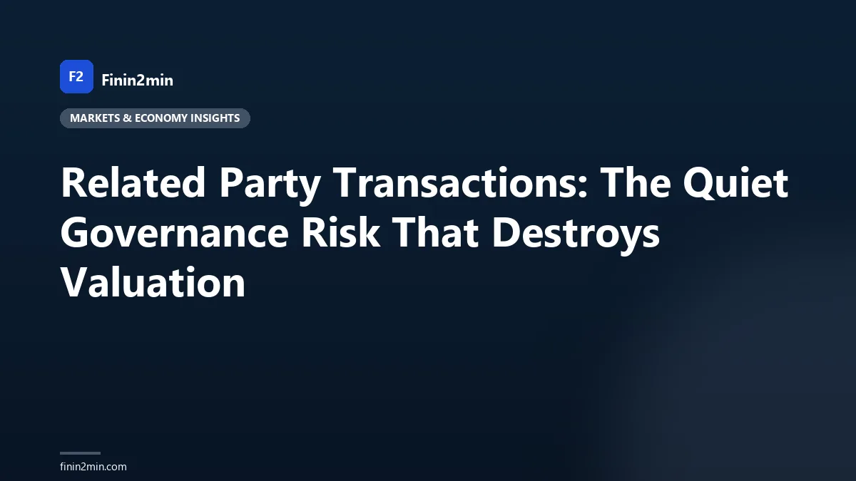 Related Party Transactions: The Quiet Governance Risk That Destroys Valuation