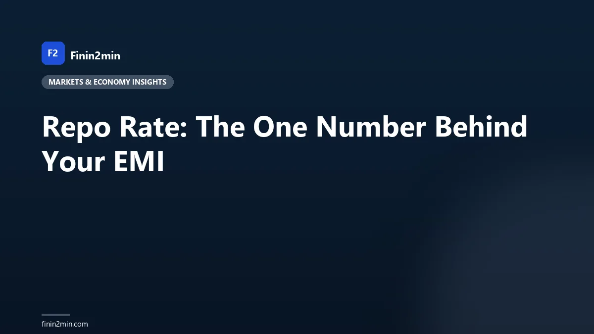 Repo Rate: The One Number Behind Your EMI