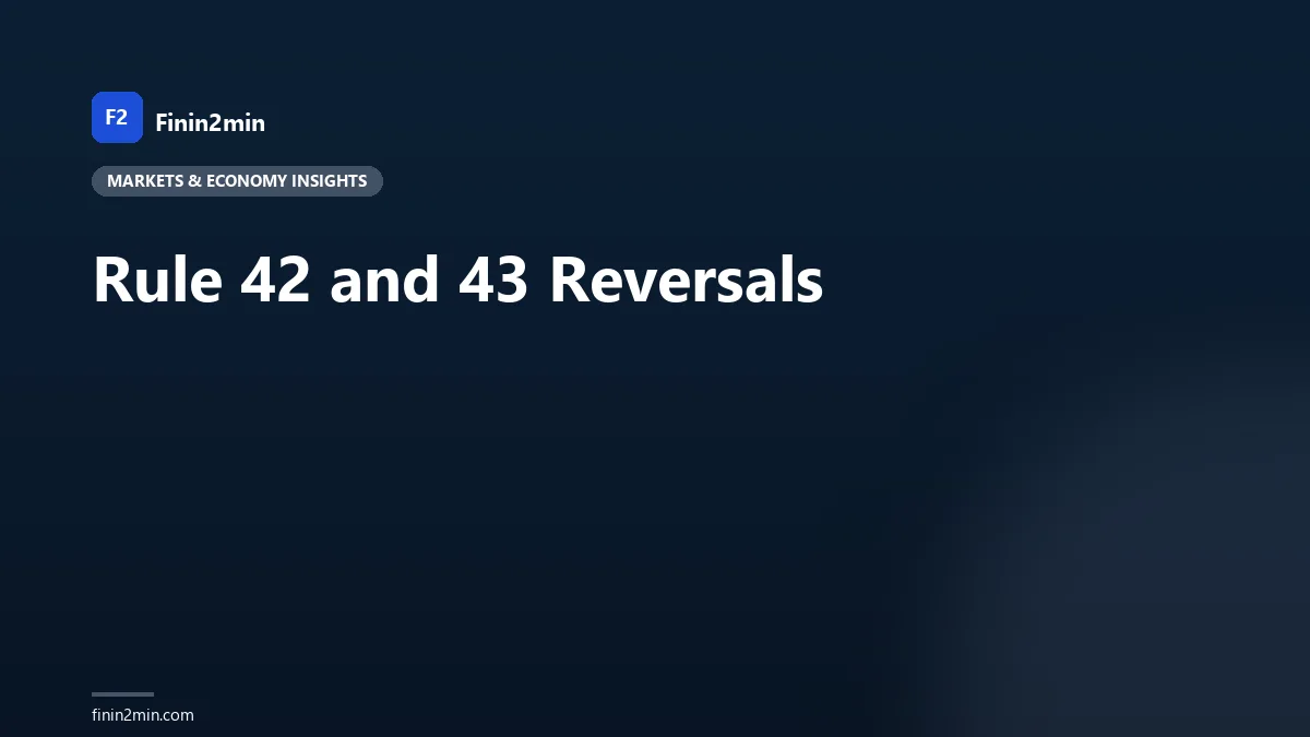 Rule 42 and 43 Reversals