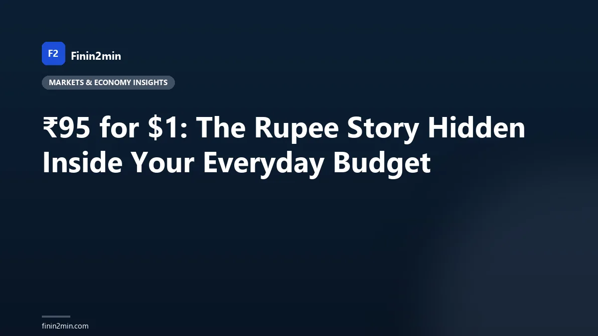 ₹95 for $1: The Rupee Story Hidden Inside Your Everyday Budget