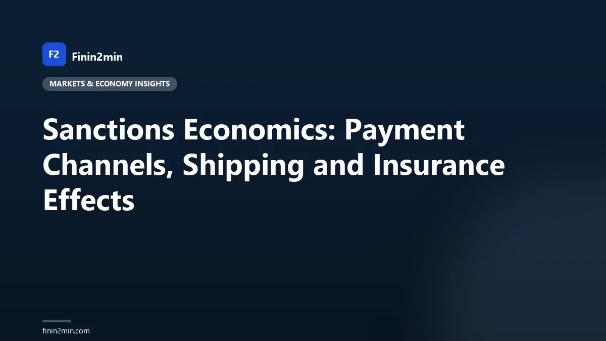 Sanctions Economics: Payment Channels, Shipping and Insurance Effects