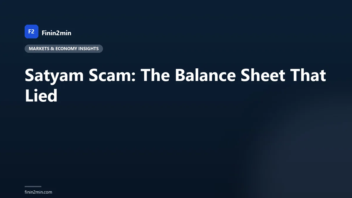 Satyam Scam: The Balance Sheet That Lied