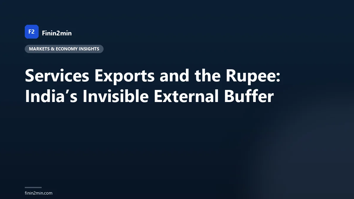 Services Exports and the Rupee: India’s Invisible External Buffer