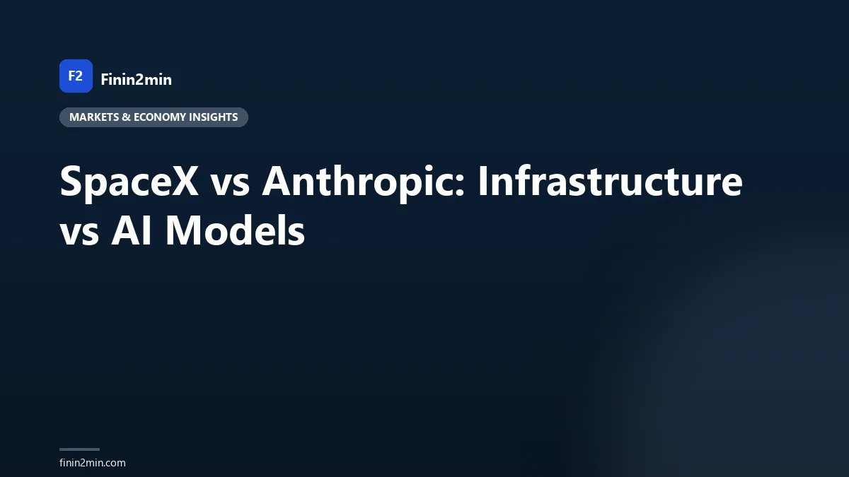 SpaceX vs Anthropic: Infrastructure vs AI Models