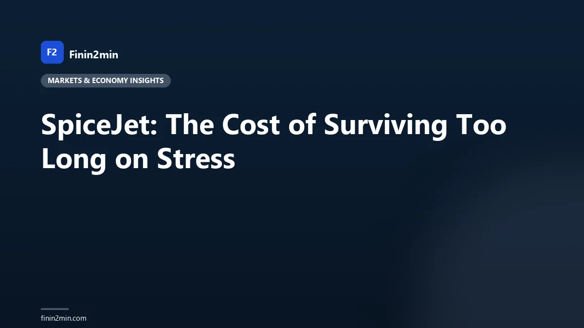 SpiceJet: The Cost of Surviving Too Long on Stress