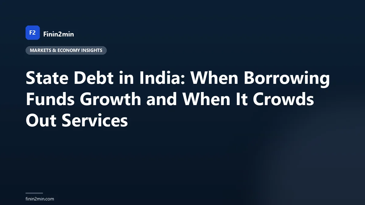 State Debt in India: When Borrowing Funds Growth and When It Crowds Out Services