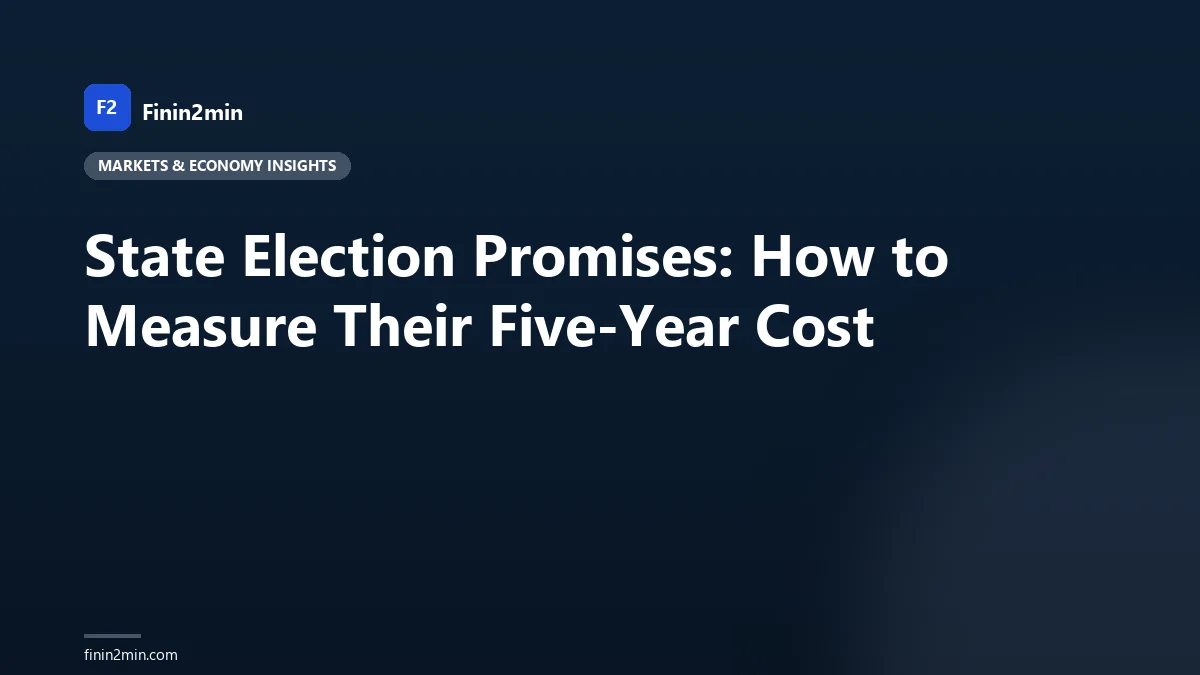 State Election Promises: How to Measure Their Five-Year Cost