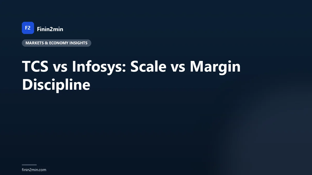 TCS vs Infosys: Scale vs Margin Discipline