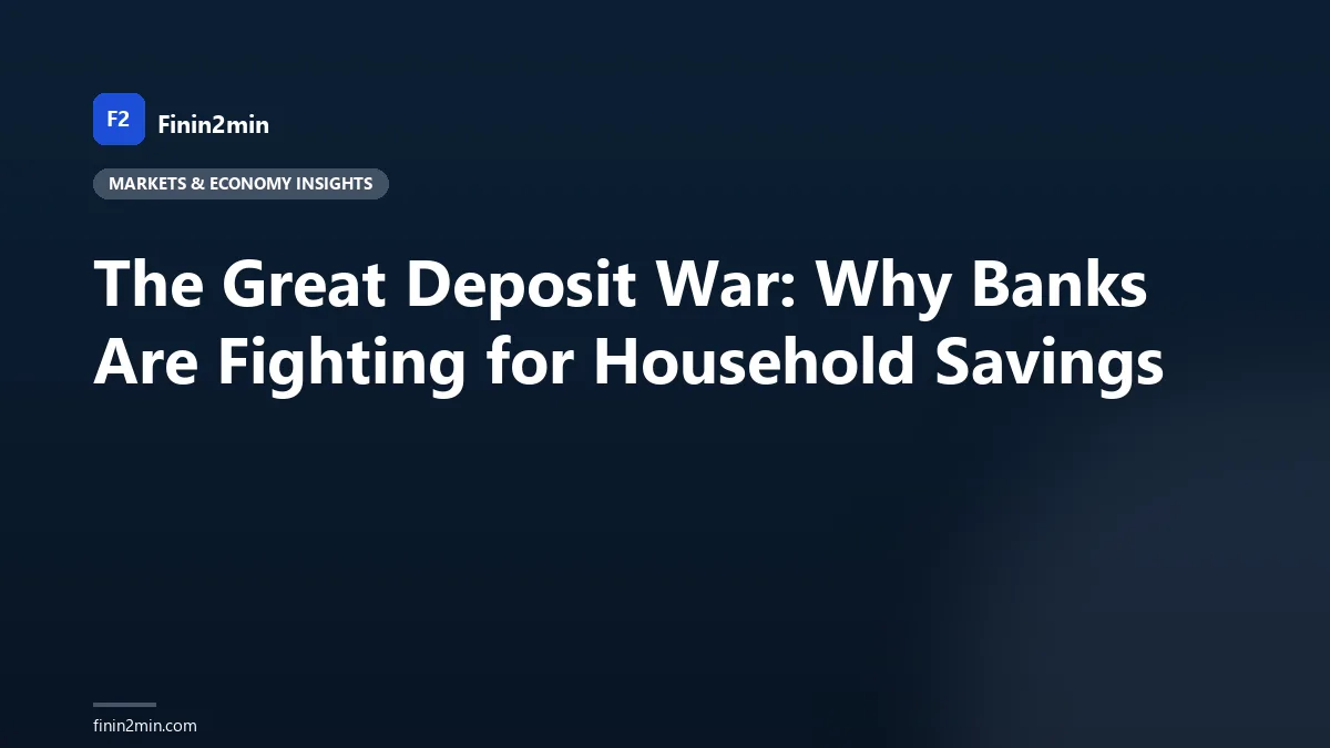 The Great Deposit War: Why Banks Are Fighting for Household Savings