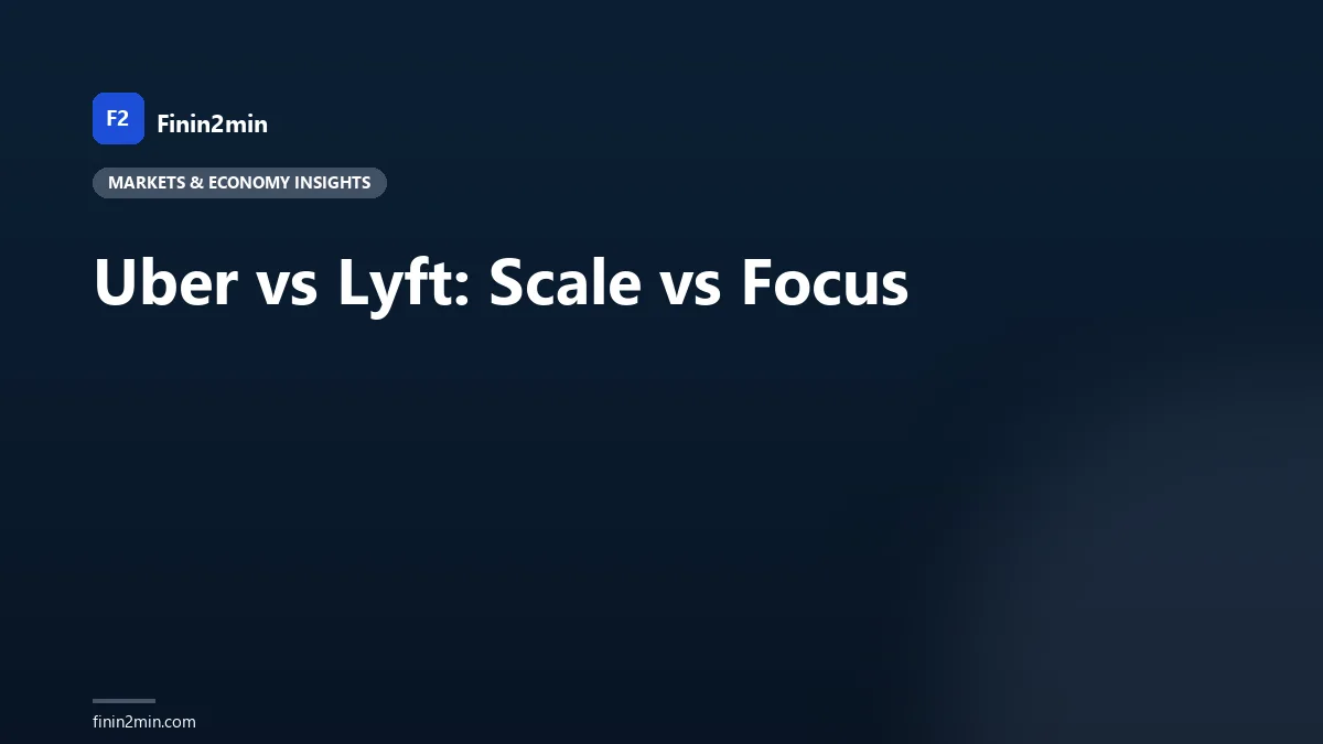 Uber vs Lyft: Scale vs Focus