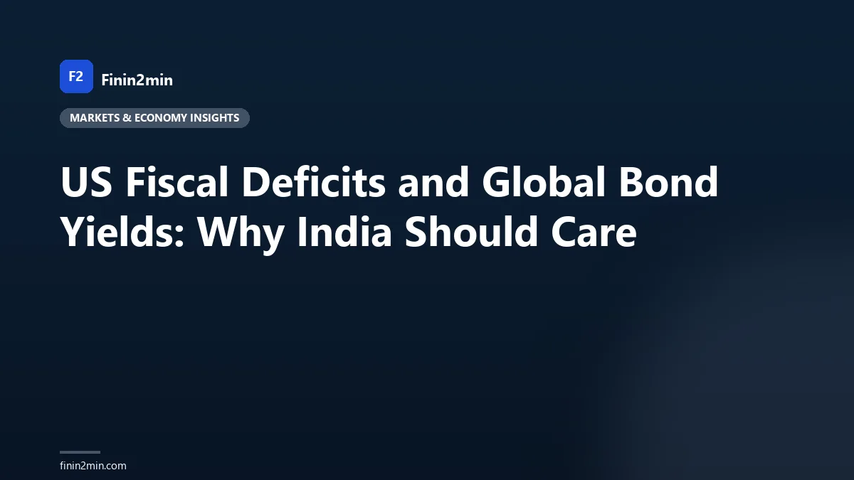 US Fiscal Deficits and Global Bond Yields: Why India Should Care