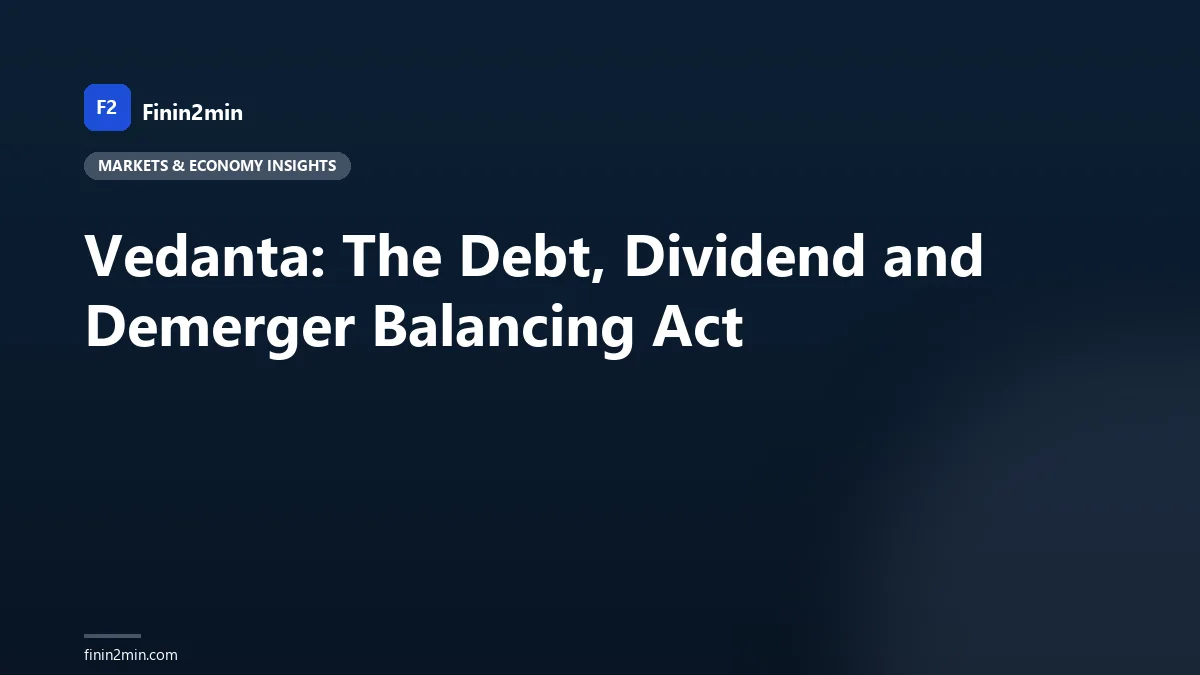 Vedanta: The Debt, Dividend and Demerger Balancing Act