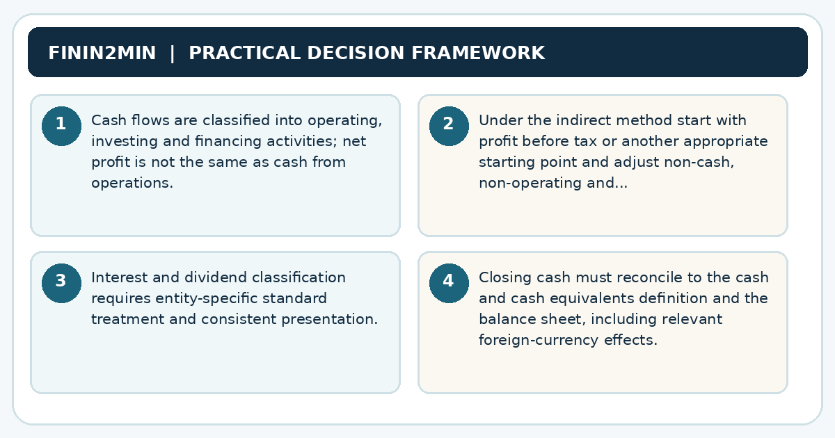 Key four-step decision framework