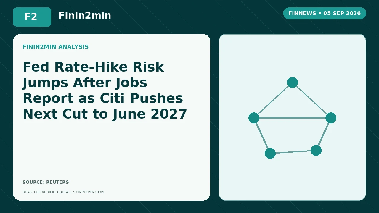 Fed Hike Odds Rise After Strong Jobs Report; September Decision Now Hinges on Inflation Data | Finin2min FinNews