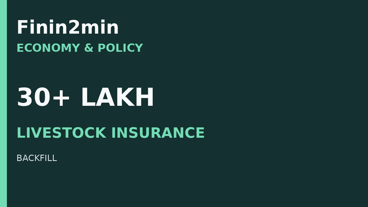 Government Launches Livestock Insurance Portal as More Than 30 Lakh Animals Are Already Insured This Year