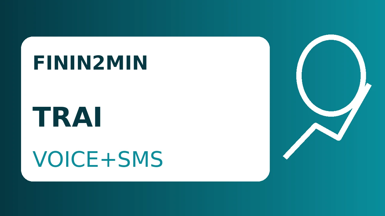 TRAI Mandates Short-Validity Voice-and-SMS-Only Recharge Plans in 13th Consumer Protection Amendment