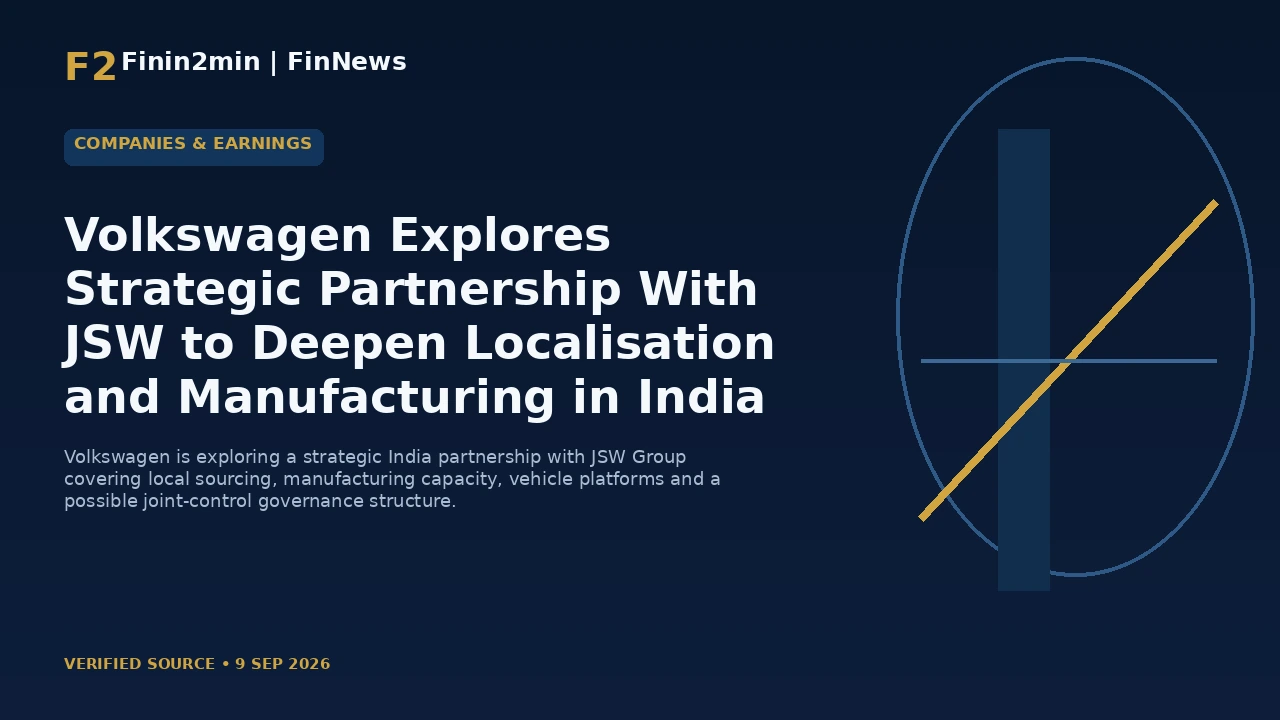 Volkswagen Explores Strategic Partnership With JSW to Deepen Localisation and Manufacturing in India