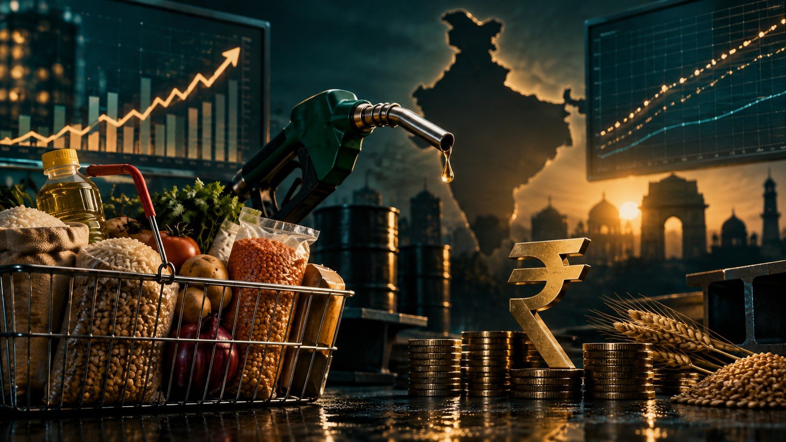 India inflation: CPI 4.82%, WPI 9.92%