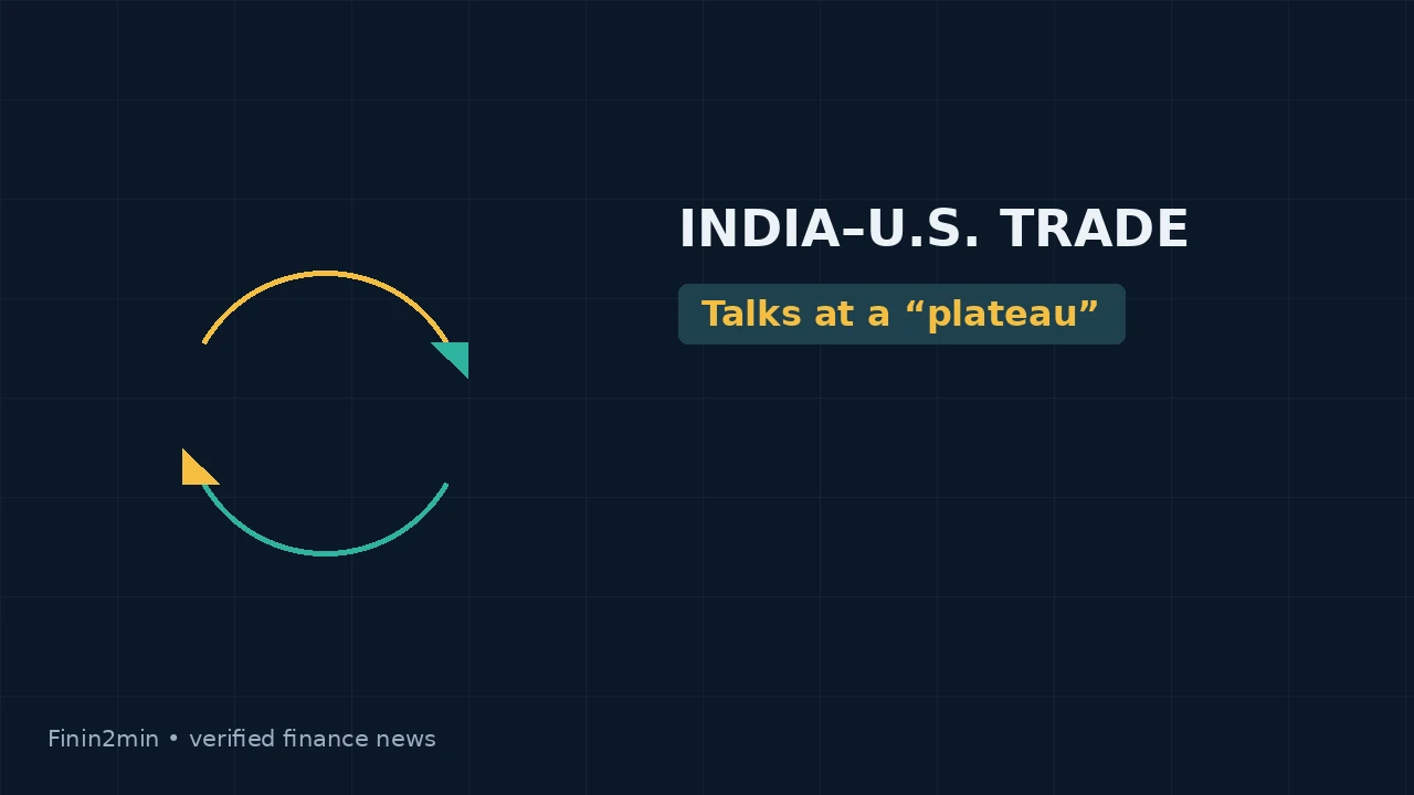 India–U.S. Trade Talks Hit a Plateau Again as Russian-Oil Tariff Risk ...