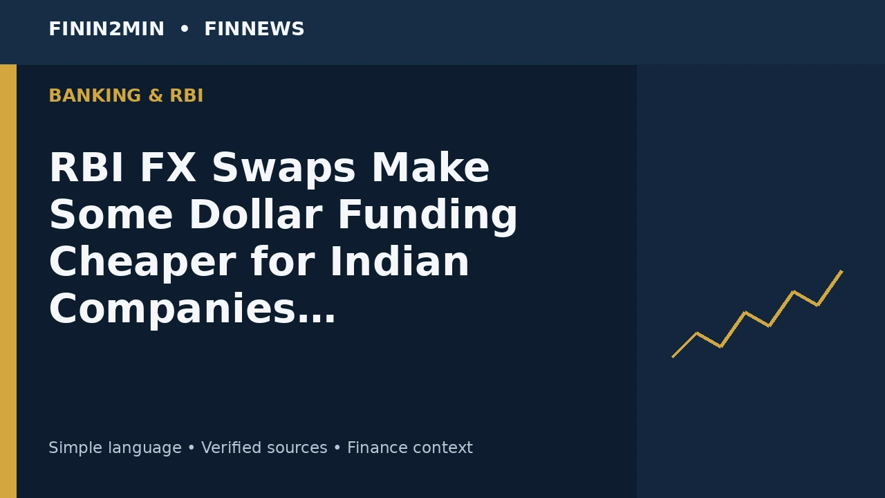 RBI FX Swaps Make Some Dollar Funding Cheaper for Indian Companies as Forward Premiums Jump